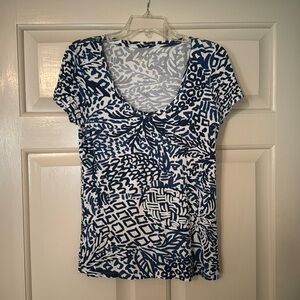 Lily Pulitzer Navy V-Neck